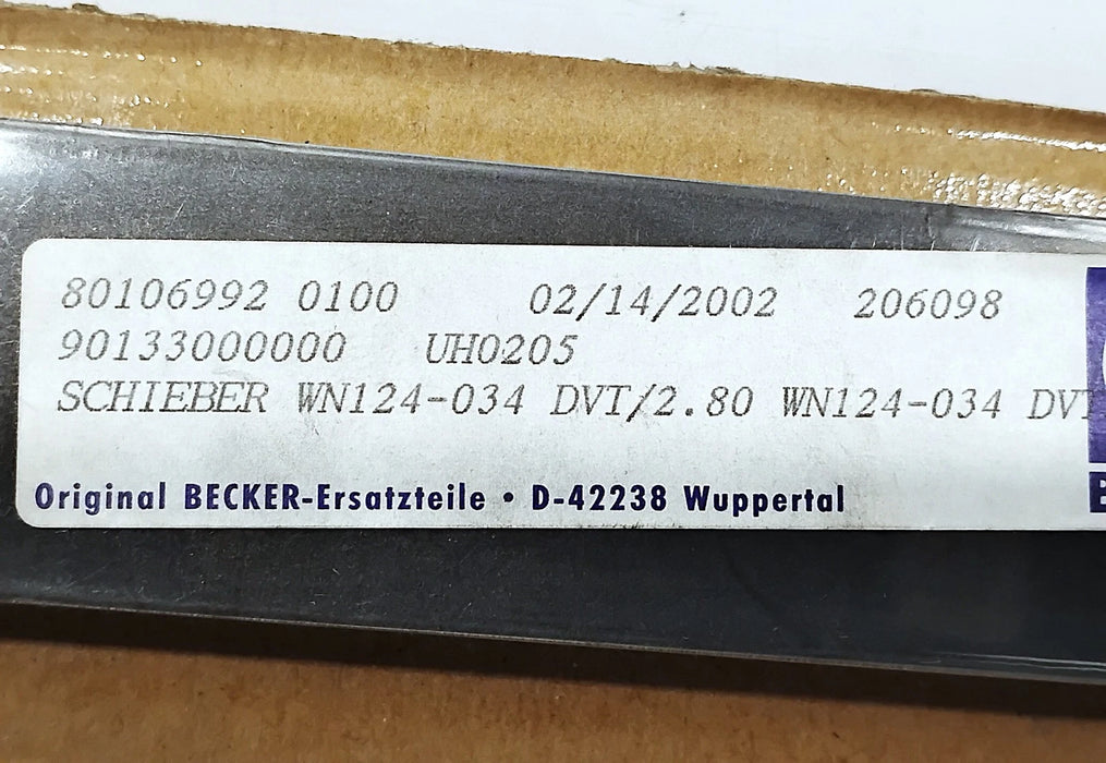 Becker 90133000004 DuraVane Vanes for Rotary Vane Vacuum Pump
