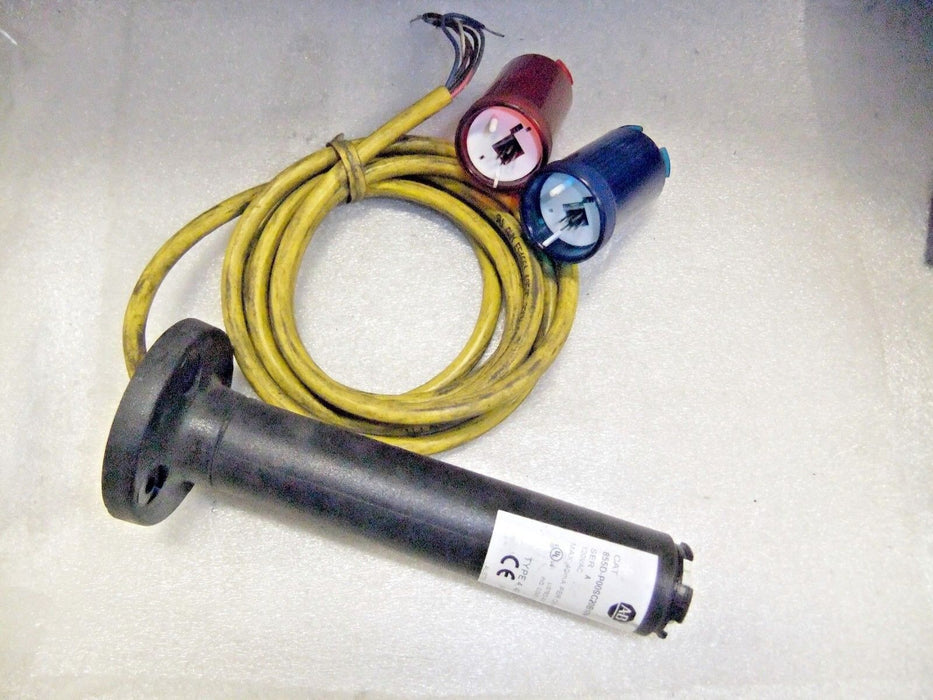 Allen-Bradley Stack Light Pre Assembled 855D-P00SC20B10Y4Y6Y5Y3 blue red