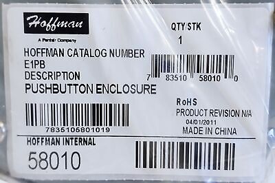 Hoffman E1PB Enclosure for Pushbutton