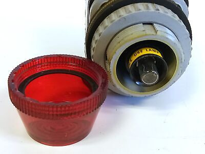 Allen-Bradley 800H-QR10R 120 V Red 30.5 mm Pilot Light w/ Lamp