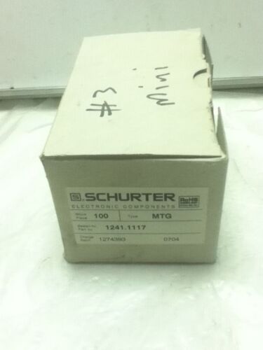 LARGE LOT OF SCHURTER 1241.117 MOUNTS