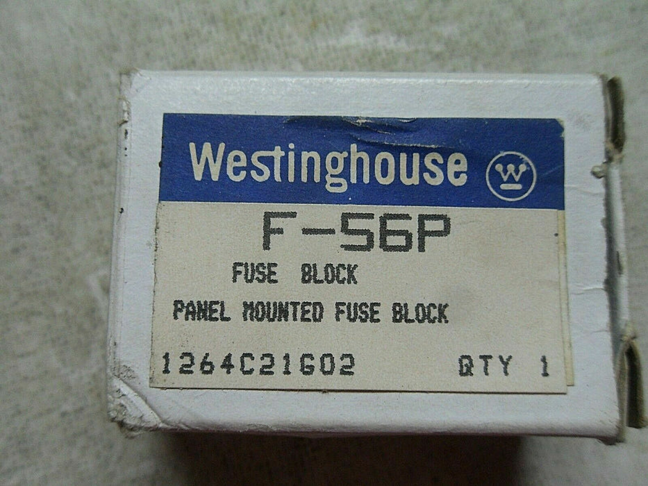 Westinghouse F-56P Panel Mounted Fuse Block