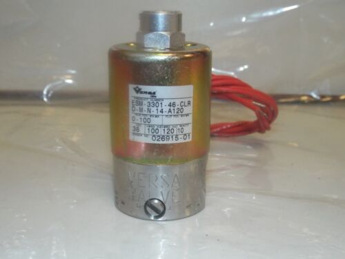 Versa Valve ESM-3301-46-CLR-D-M-N-14-A120 Solenoid Valve