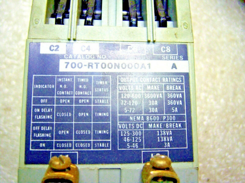 Allen-Bradley 700-RT00N000A1 Solid State Timing Relay