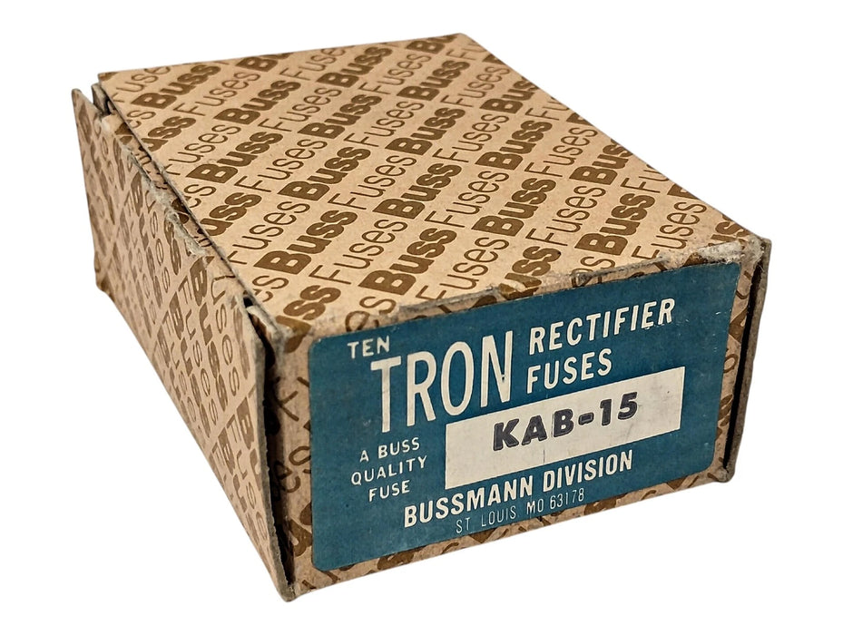 Bussmann KAB-15 250 VAC 15 A Current-Limiting Very Fast-Acting Rectifier Fuses