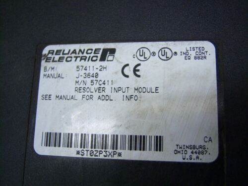 Reliance Resolver Input Card 57411-2H
