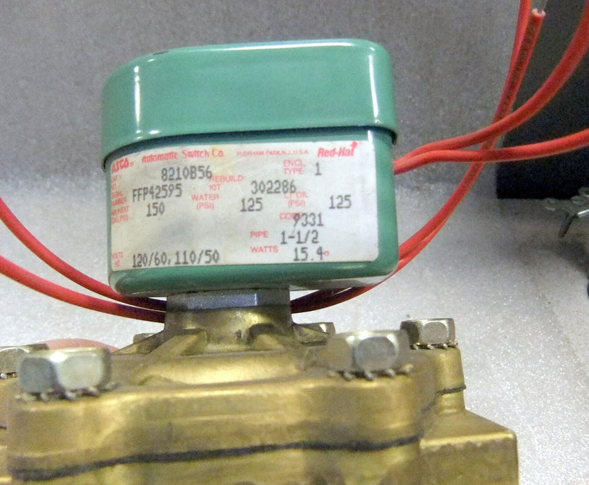 ASCO 8210B56 Valve 1 1/2" 110/120V