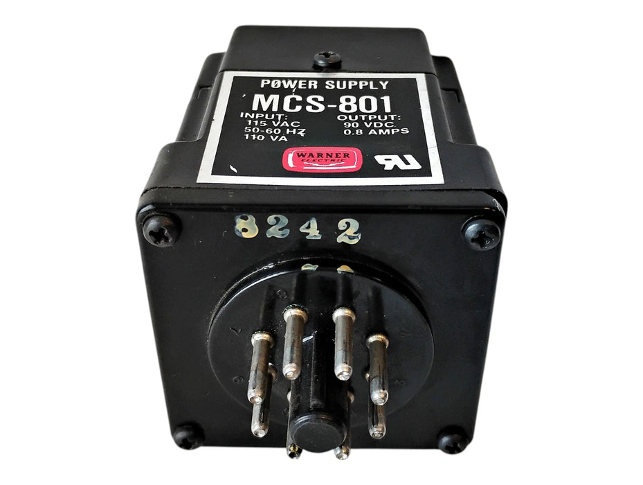 Warner Electric MCS-801 115 V AC Clutch/Brake Power Supply