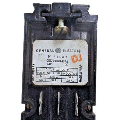 GE CR120K00448AA 300 V AC 5 A Hi-Fidelity Time-Delay Relay