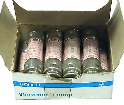 Gould Shawmut TR1-6/10 250 V AC 1.6 A Current-Limiting Time-Delay Fuse