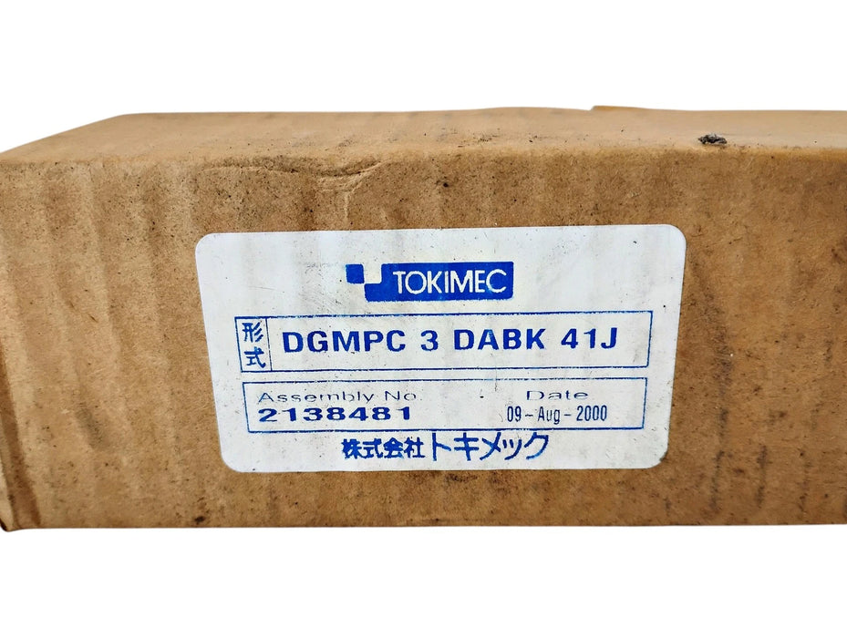 Tokimec DGMPC 3 DABK 41J 2138481 Hydraulic Check Valve