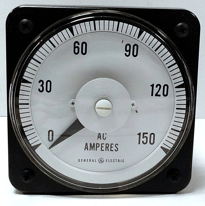 GE 103131LSPZ AB40 0-150 A AC Ammeter