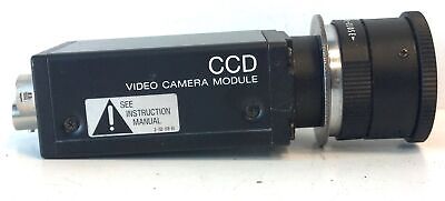 Sony XC-75 10.5-15 V DC CCD Video Camera Module w/ Computar 16mm 1:1.4 2/3" Lens
