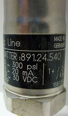 Wika 891-24-540 / SPT-P03000-N04-420A-MD Tronic Line Pressure Transmitter