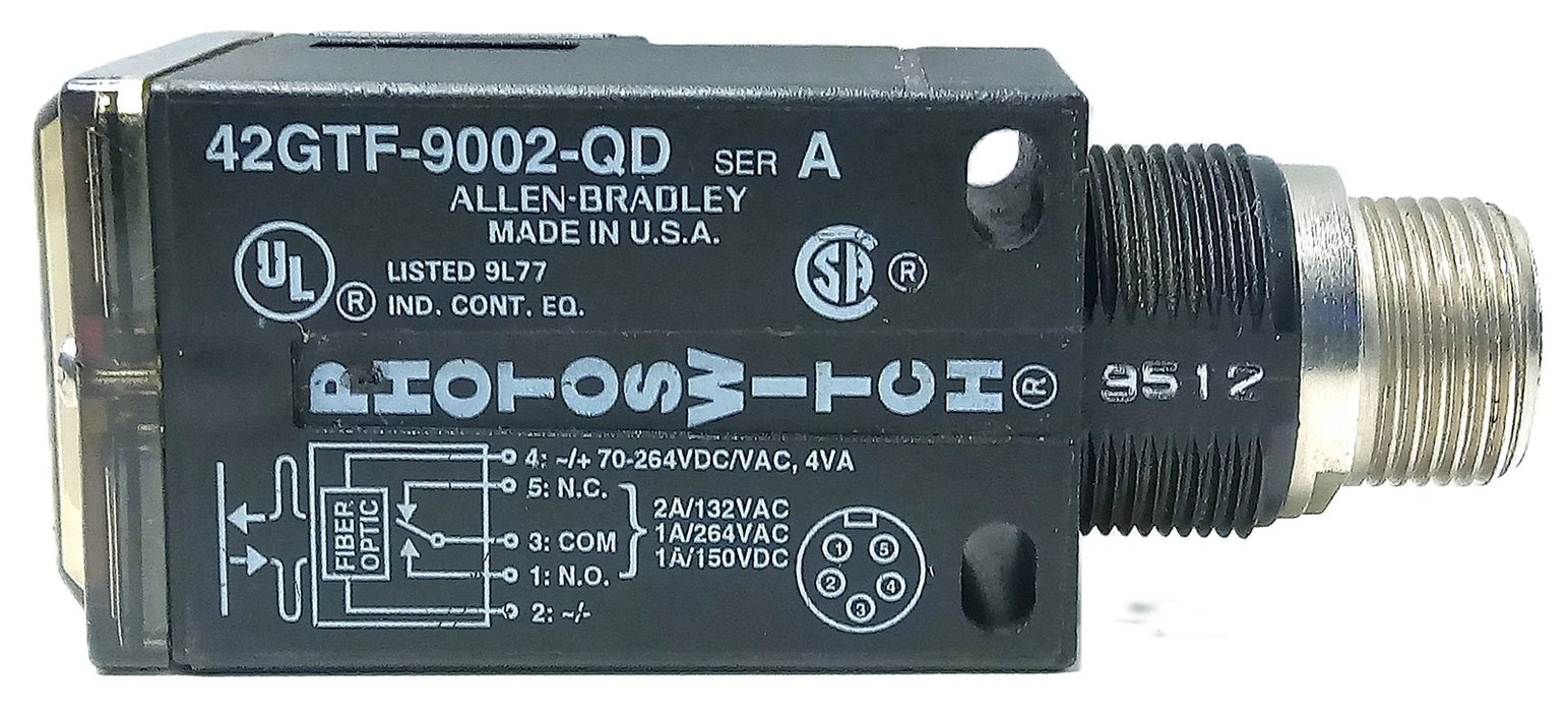 Allen-Bradley 42GTF-9002-QD 70-264 V AC/DC Photoelectric Proximity Sensor