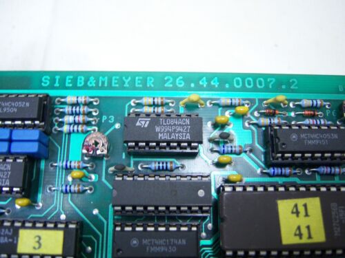 Sieb & Meyer Servo Control Module 26.44.14 BETA TECH CP3
