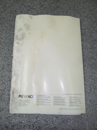 Keyence CV Series Compact Vision System Instruction Manual