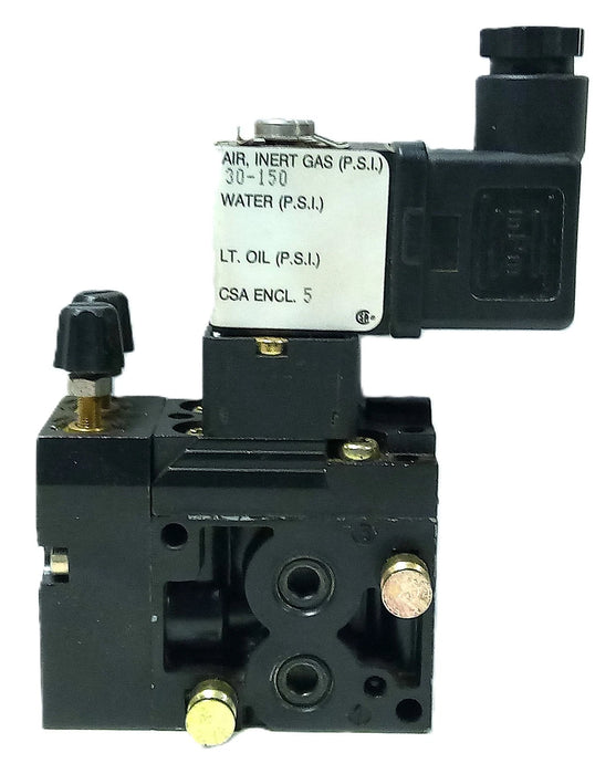 ASCO 2630008 30-150 Solenoid Valve w/ Flow Control and 120 V AC Coil