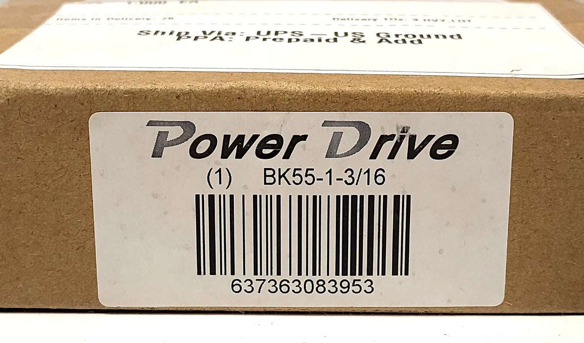 Power Drive BK55-1-3/16 Sheave Pulley