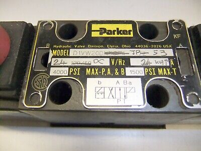 Parker D1VW20DNJP53 Valve 24VDC