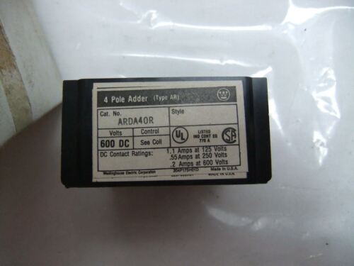 Westinghouse 4 Pole Adder DC ARDA40R