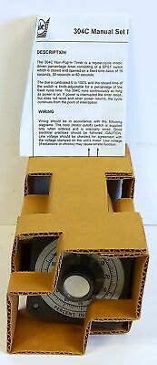 ATC 3-0304C006A00XX 120 V AC 60 Hz 0-30 Sec Percentage Timer Panel Meter