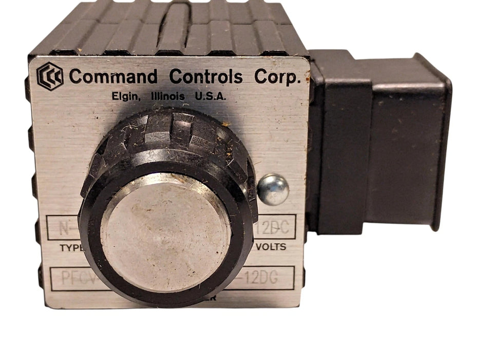 Command Controls PFCV-10-N-0-12-0-0-12DG 150psi Flow Control Valve w/ 12VDC Coil