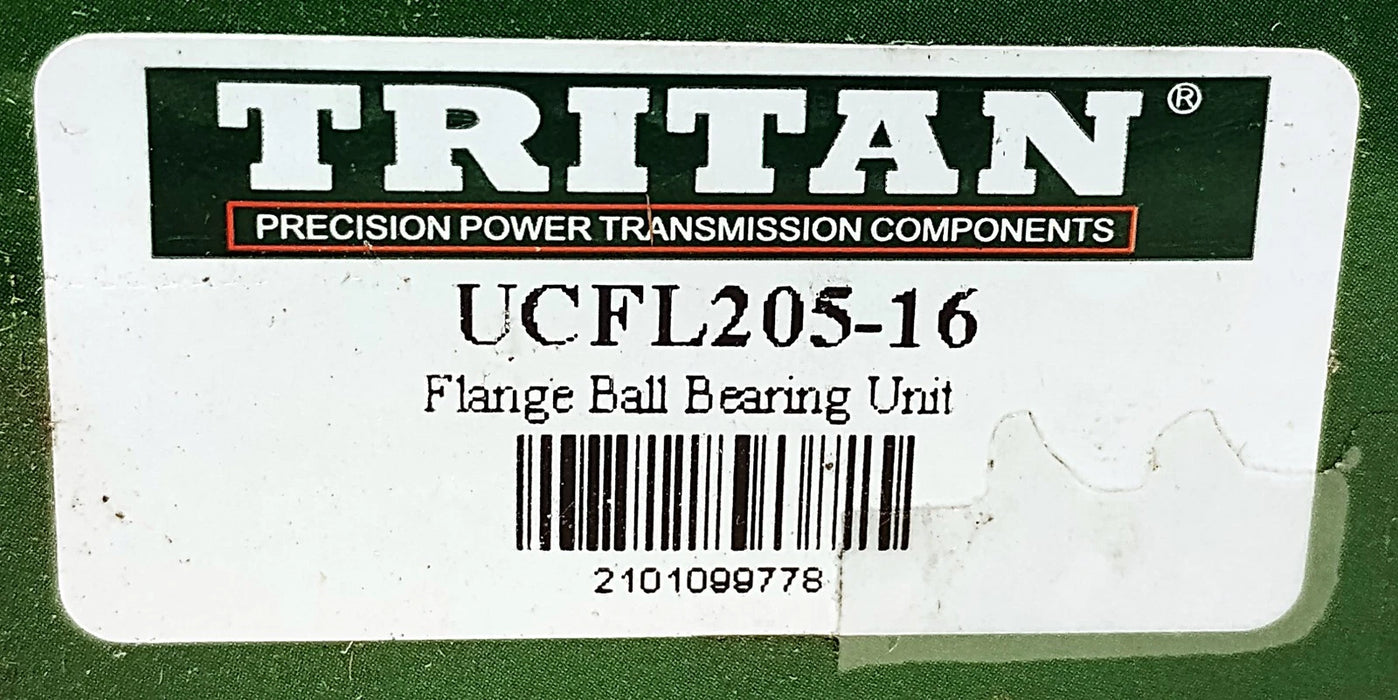 Tritan UCFL205-16 1 in Flange Ball Bearing Unit