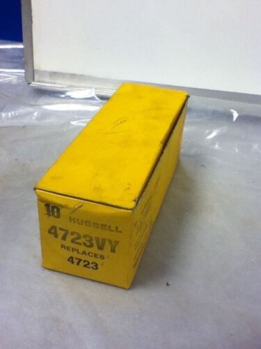 LOT OF 10 Hubbell 4723VY PLUGS
