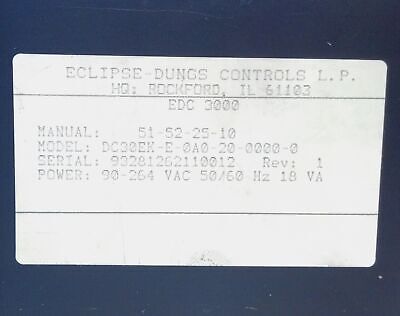 Honeywell Eclipse-Dungs DC30EK-E0A0-20-0000-0 90-264 V AC Temperature Controller