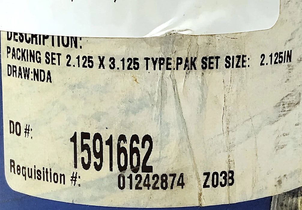 John Crane 423-33ALAA2.125 X 3.125 Type PAK Packing Set