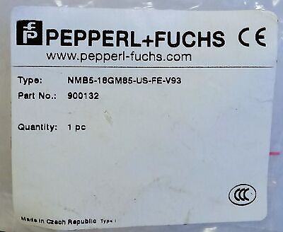 Pepperl NMB5-18GM85-US-FE-V93 Inductive Proximity Sensor