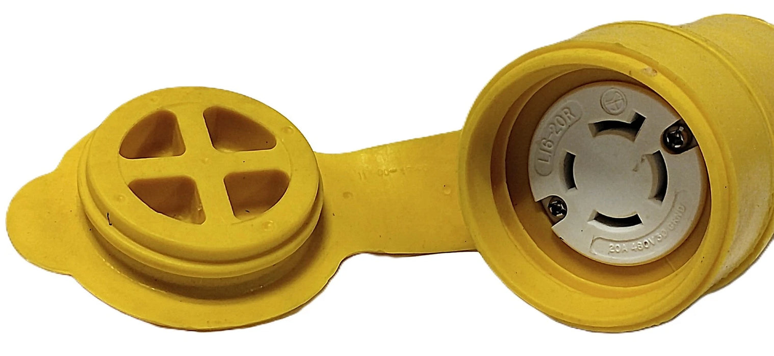 Hubbell HBL27W76 480 V AC 20 A 4 Wire 3 Pole Female Twist-Lock Connector