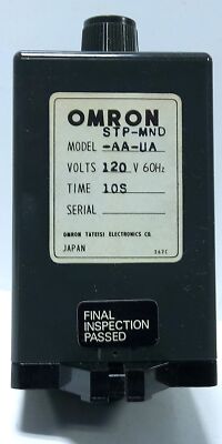Omron STP-MND-AA-UA 120 V AC 0-10 Seconds Motor Driven Synchronous Motor Timer
