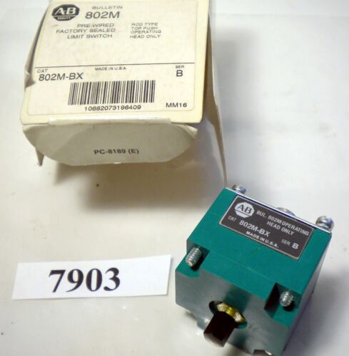 Allen-Bradley Operating Head / Limit Switch 802M-BX Rod Type Top Push