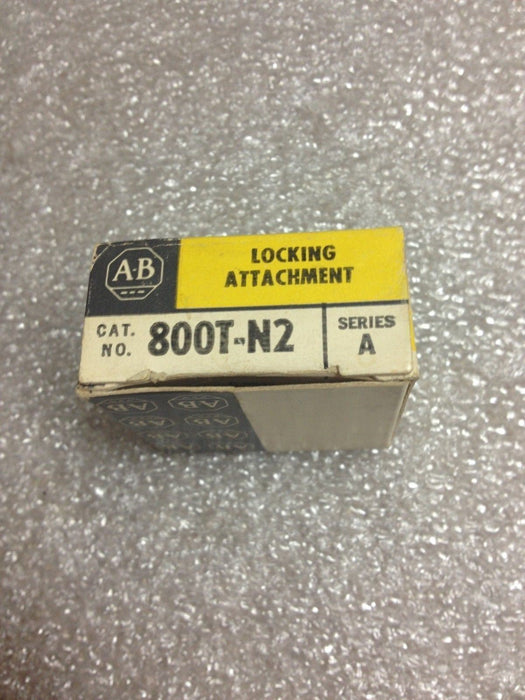 2 Allen-Bradley 800T-N2 Padlocking Attachments For Pushbutton