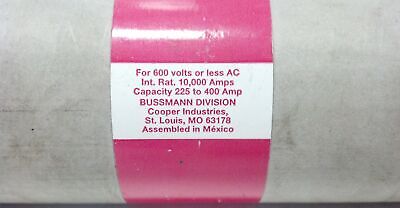 Bussmann RES-400 Super-Lag Renewable Fuse 400 A 600 V AC