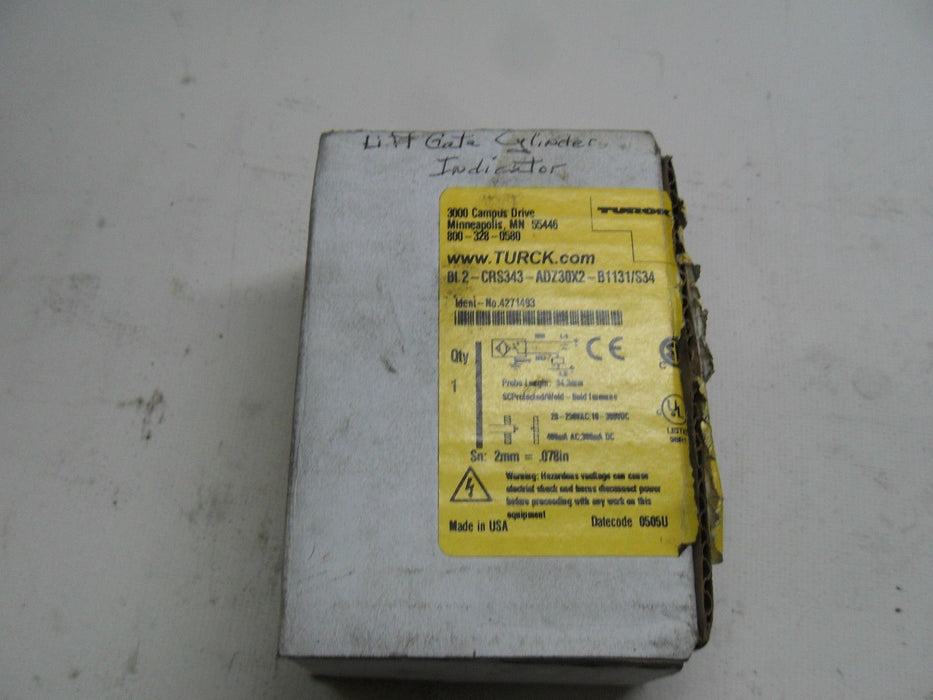 Turck BI2-CRS260-AP1X2-B1141/S34 Proximity Sensor