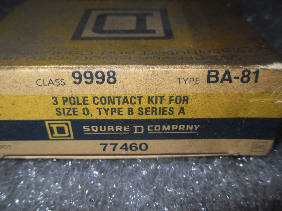 Square D 9998-BA-81 SIZE 0 Contact Kit