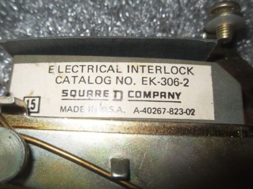 Square D EK-306-2 Electrical Interlock Switch Kit