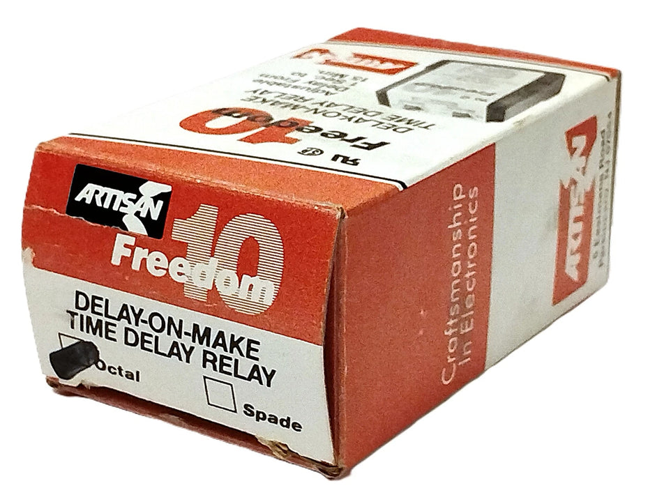 Artisan FREEDOM10/OCTAL 24-240 V AC 5 A Adjustable Delay-On Time Delay Relay