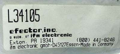 IFM Efector SSTAA030MSSFKPG -L34105 125/150 V AC/DC 3-Pin Wirable M12 Connector