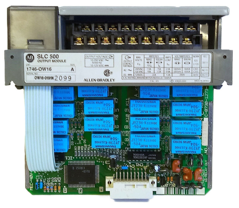 Allen-Bradley 1746-OW16 Ser A SLC 500 5-250VAC/5-125VDC 16 CH PLC Output Module