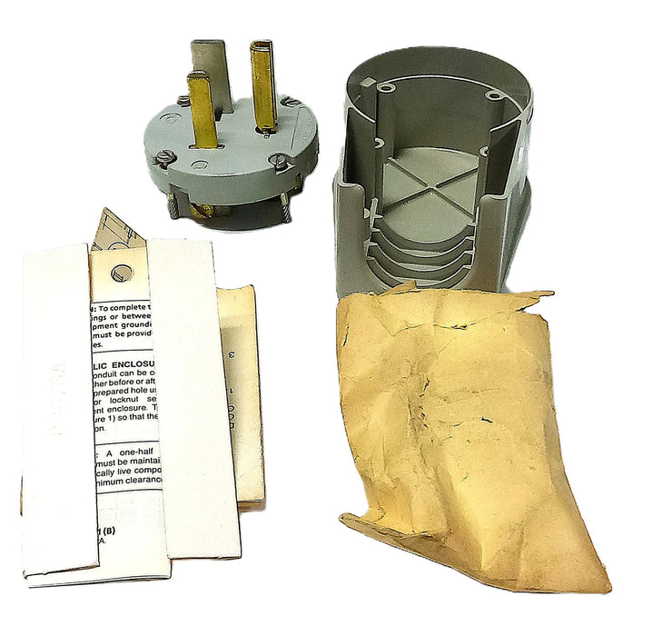 Arrow Hart 5712AN 125 V AC 50 A 2 Pole 3 Wire Angled Male Plug