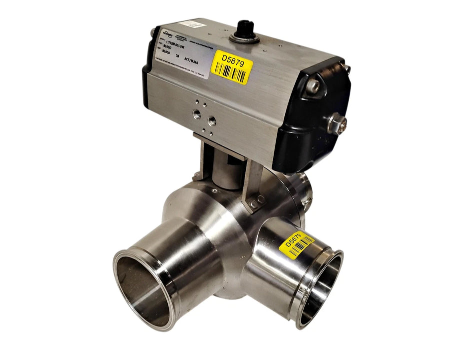 Flowserve B100D 150 PSI Automax Pneumatic Actuator w/ Lee Fluid Transfer 3FT