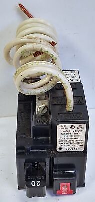 Gould Shawmut P120GF 120V 50Hz 20A Circuit Breaker with Ground Fault Interrupter