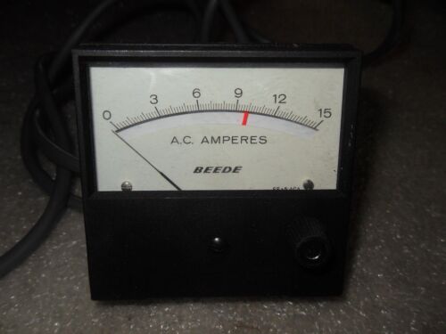 Weschler MR4 0-15A Ammeter