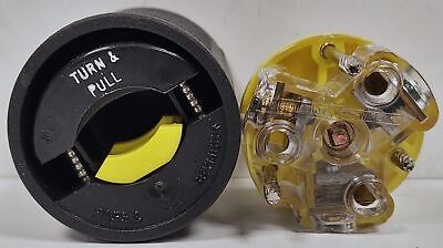 Pass & Seymour L615P 2 Pole 3 Wire 15 A 250 V Male Locking Plug