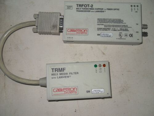 Cabletron Systems TRFOT-2 and TRMF Transceiver