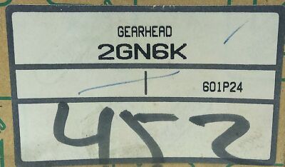 Oriental Motors 2GN-6K 6:1 Ratio Parallel Gearhead